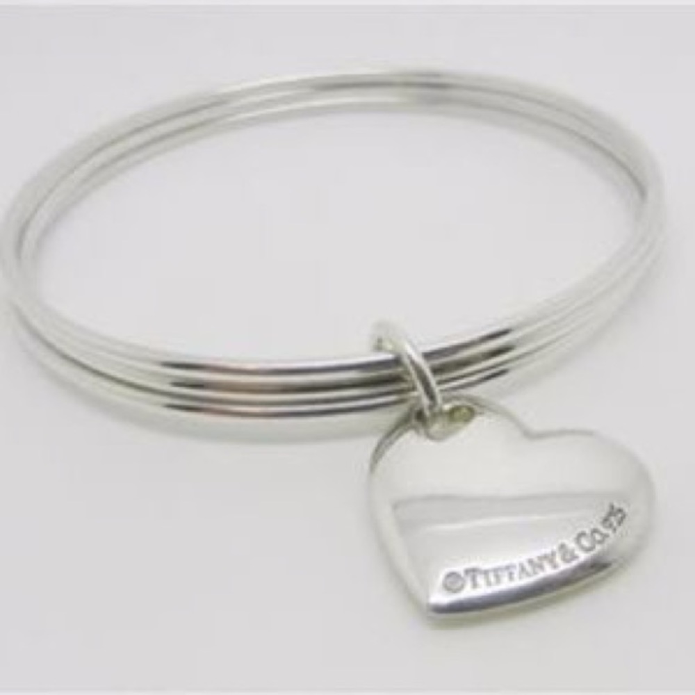 *SOLD* Tiffany & Co. Double Heart Triple Bangle